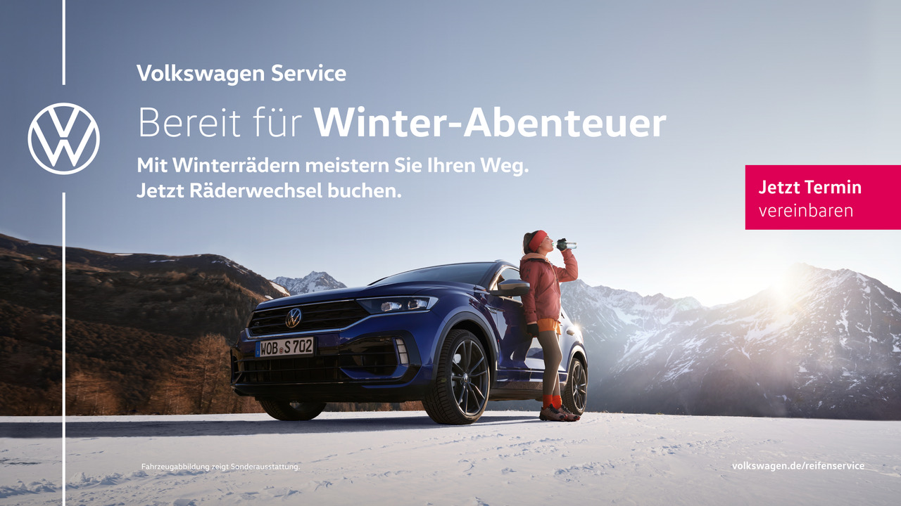 VW im Winter